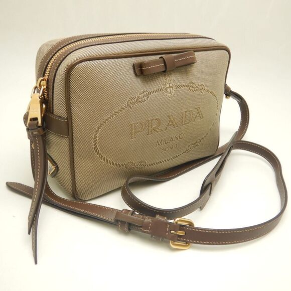 PRADA Brown Leather Shoulder Bag - Picture 2 of 10